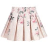 Monnalisa Chic Girls Pink Jacquard Skirt