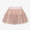 Monnalisa Girls Pink Tulle Skirt