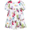 Monnalisa Girls White Disney Dress