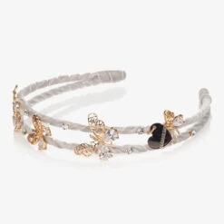 Monnalisa Grey & Gold Butterfly Hairband -Deals Whimsy Collection Store monnalisa grey gold butterfly hairband 395283 02c0e72f382d9e1c6b43d199974cabcd1039e785