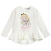 Monnalisa Ivory Disney Cotton Top