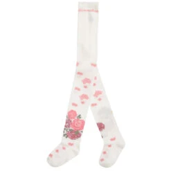 Monnalisa Ivory & Pink Cotton Tights -Deals Whimsy Collection Store monnalisa ivory pink cotton tights 334163 0d7fa881e936eec7269f09547d36c8653b92e136