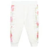 Monnalisa Bebé Ivory & Pink Roses Joggers