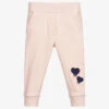 Monnalisa Pink Cotton Balloon Joggers