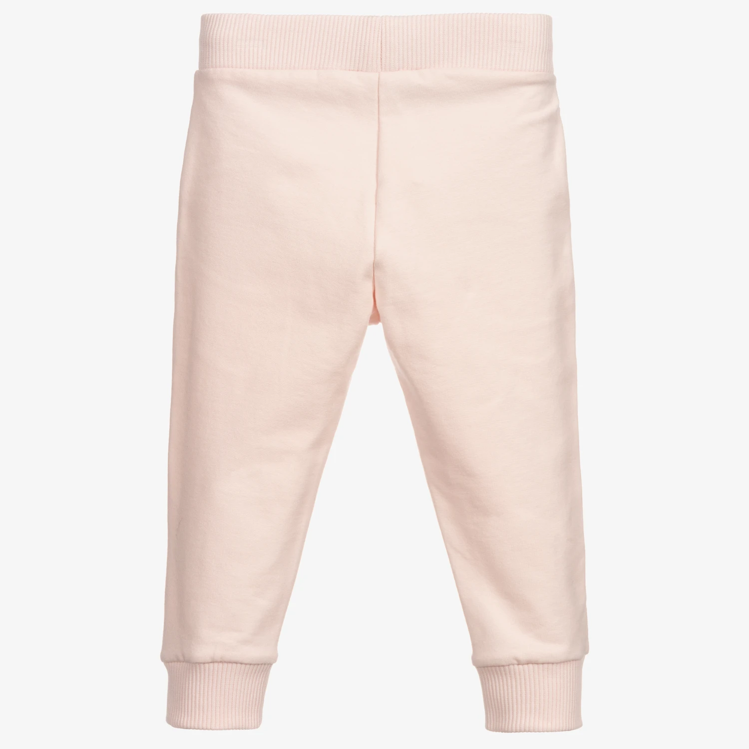 Monnalisa Pink Cotton Balloon Joggers 2 Monnalisa Pink Cotton Balloon Joggers - Image 2