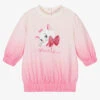 Monnalisa Pink Disney Sweatshirt Dress