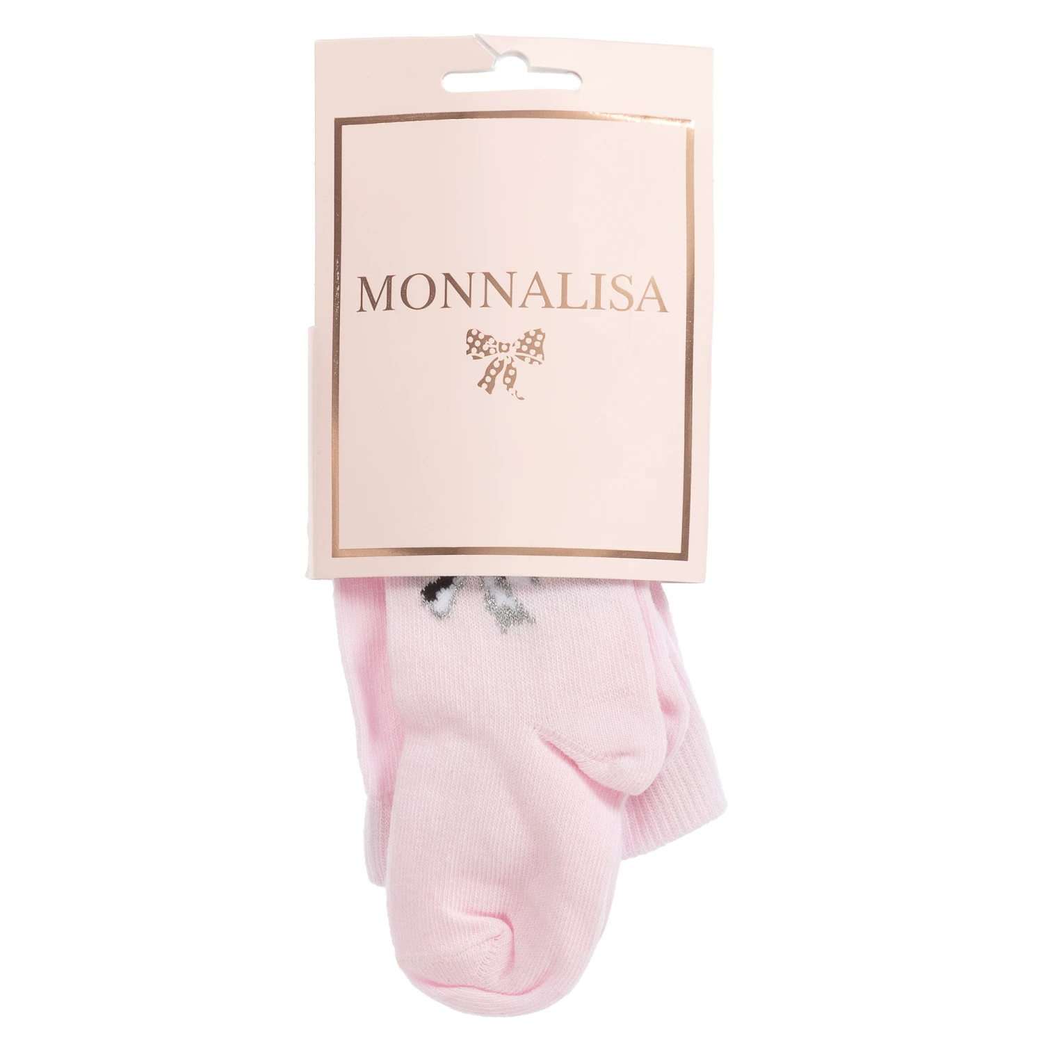 Monnalisa Pink Disney Tights 2 Monnalisa Pink Disney Tights - Image 2