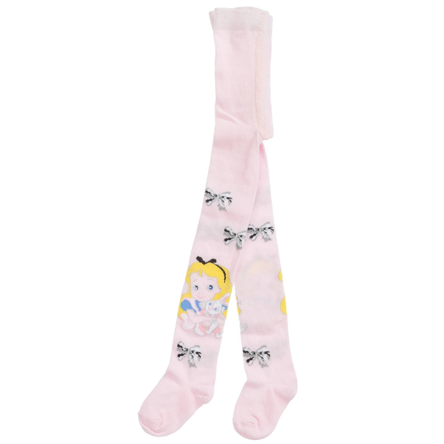 Monnalisa Pink Disney Tights 3 Monnalisa Pink Disney Tights - Image 3