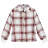 Monnalisa Red Check Disney Blouse