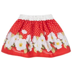 Monnalisa Red Cotton Floral Skirt -Deals Whimsy Collection Store monnalisa red cotton floral skirt 287073 ddbb618abefdefad02aa5cb987ecdaf259d8077f