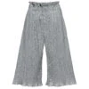 Monnalisa Silver Metallic Sparkle Trousers