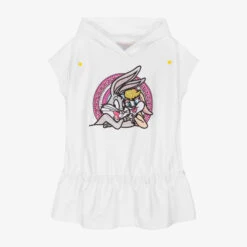 Monnalisa White Bugs Bunny & Lola Top