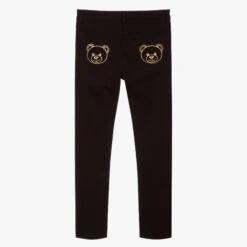 Moschino Kid-Teen Black Milano JerseyTrousers -Deals Whimsy Collection Store moschino black milano jerseytrousers 412876 a7ab841d43199957915aa6bba8cd749b67b4d816