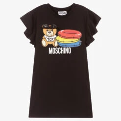 Moschino Kid-Teen Black Teddy Bear Cotton Dress 5 Moschino Kid-Teen Black Teddy Bear Cotton Dress -Deals Whimsy Collection Store moschino black teddy bear cotton dress 442852 462cf40f004deaca9c6ac92afc7a3294b97dbe5d