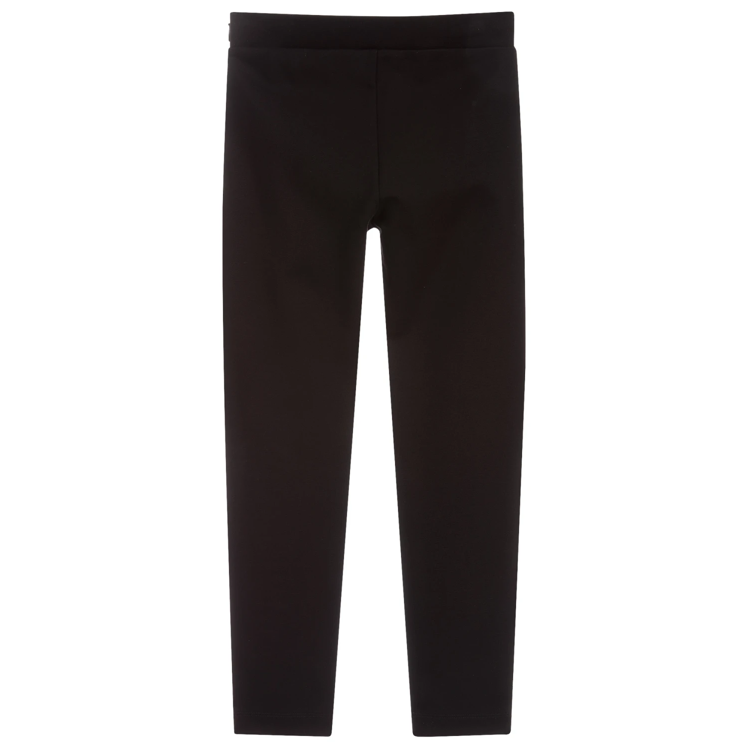 Moschino Kid-Teen Black Viscose Jersey Leggings 2 Moschino Kid-Teen Black Viscose Jersey Leggings - Image 2