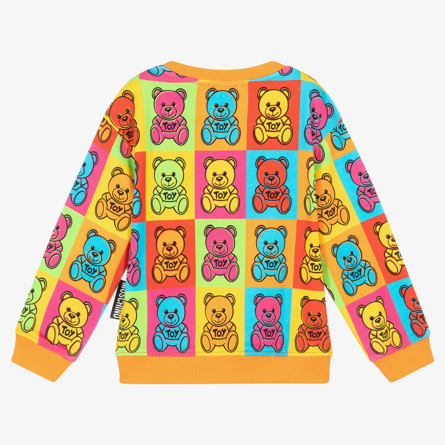 Moschino Kid-Teen Colourful Teddy Bear Logo Sweatshirt 2 Moschino Kid-Teen Colourful Teddy Bear Logo Sweatshirt - Image 2