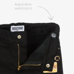 Moschino Kid-Teen Girls Black Chain Print Logo Jeans -Deals Whimsy Collection Store moschino girls black chain print logo jeans 537351 407ee921cc23b528ad47273d0b241c02b422cd65