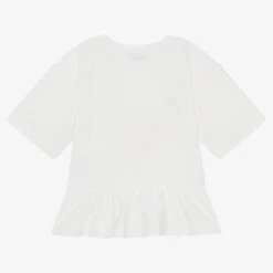 Moschino Kid-Teen Girls Ivory Cotton Necklace T-Shirt -Deals Whimsy Collection Store moschino girls ivory cotton necklace t shirt 537425 f2f8a180110deb423210d2c02982d30c317aa09e