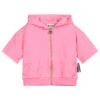 Moschino Kid-Teen Girls Pink Cotton Zip-Up Top