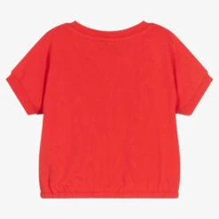 Moschino Kid-Teen Girls Red Cotton T-Shirt -Deals Whimsy Collection Store moschino girls red cotton t shirt 443235 350ec8452555fd4575497fa443c43724a7d64d75