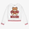 Moschino Kid-Teen Girls Teddy Logo Sweatshirt