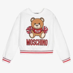 Moschino Kid-Teen Girls Teddy Logo Sweatshirt