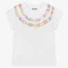 Moschino Kid-Teen Girls White Cotton T-Shirt