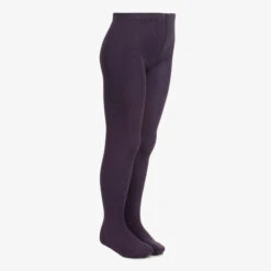 MP Purple Plain Wool Tights