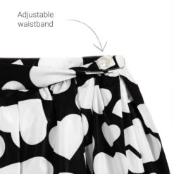 MSGM Black & White Hearts Skirt -Deals Whimsy Collection Store msgm black white hearts skirt 328580 d491b6faeadb5a3e0c261f7faec58c4be493b795