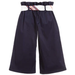 MSGM Girls Blue Cotton Culottes -Deals Whimsy Collection Store msgm girls blue cotton culottes 297005 a0724c9914112f203b4aba3b57be435525cc840a