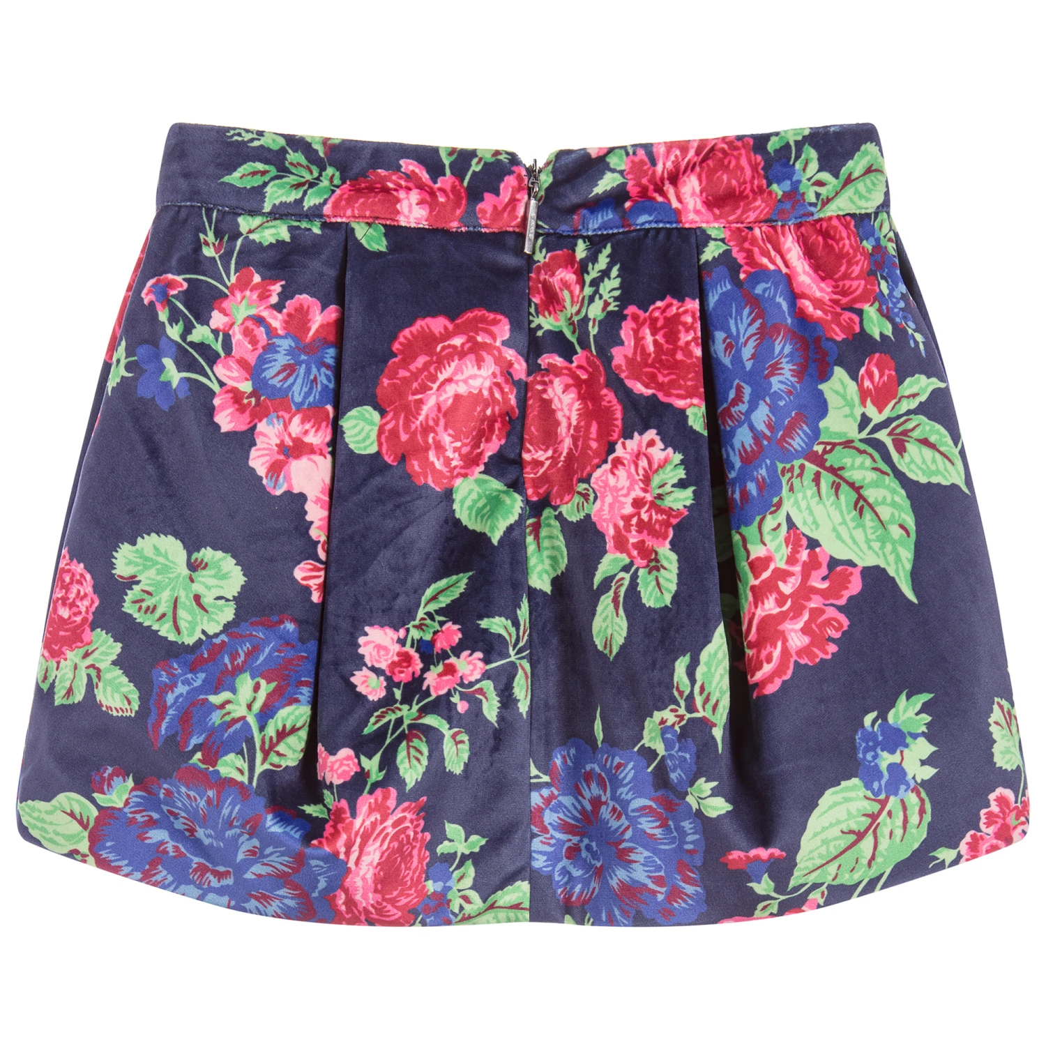 MSGM Girls Floral Velvet Skirt 2 MSGM Girls Floral Velvet Skirt - Image 2