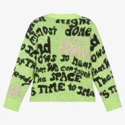 MSGM Girls Green Logo Knit Sweater 5 MSGM Girls Green Logo Knit Sweater -Deals Whimsy Collection Store msgm girls green logo knit sweater 463180 7e4deb918643742e5a2e293041cabddc5bdcc745