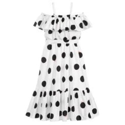 MSGM White & Black Cotton Dress -Deals Whimsy Collection Store msgm white black cotton dress 297057 cf775c9a3f87b691ef5963c52bfb7040d7ea09fb