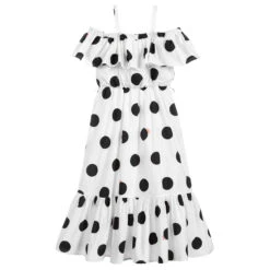 MSGM White & Black Cotton Dress -Deals Whimsy Collection Store msgm white black cotton dress 297057 df243fb39a49bc90f19bdc6c377472374ff40272