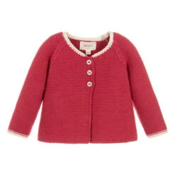 Nanos Pink Cotton Cardigan