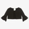 Naturino Girls Black Cotton Jersey Cardigan