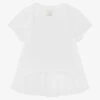 Naturino Girls White Cotton Top