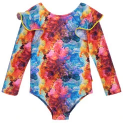Nessi Byrd Blue & Red Swimsuit (UV50)