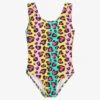 Nessi Byrd Girls Pink Hearts Swimsuit (UV50)