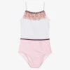 Nessi Byrd Pink & White Swimsuit (UV50)