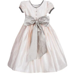 Nicki Macfarlane Girls Pink & Grey Silk Dress -Deals Whimsy Collection Store nicki macfarlane girls pink grey silk dress 133794 8f6296f68b121e4e4cf6d56018725184cddaccce