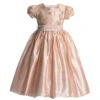 Nicki Macfarlane Peach Pink Silk Dress