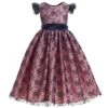 Nicki Macfarlane Pink & Blue Lace Dress