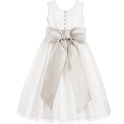Nicki Macfarlane Silver Organza Dress & Silk Sash 8 Nicki Macfarlane Silver Organza Dress & Silk Sash -Deals Whimsy Collection Store nicki macfarlane silver organza dress silk sash 83920 50b0f7db273fa39738914c6218f6ad90f13c57a3