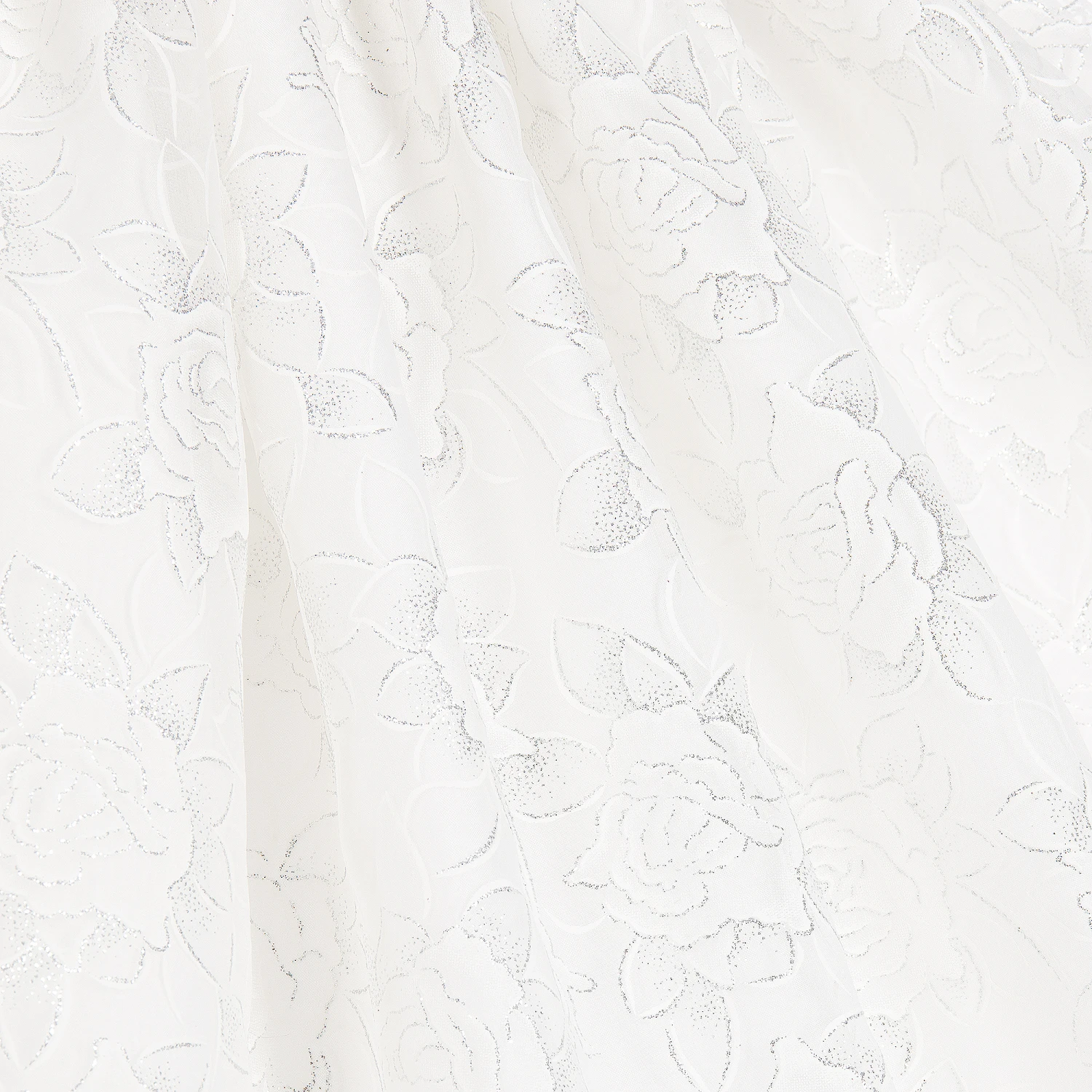 Nicki Macfarlane Silver Organza Dress & Silk Sash 6 Nicki Macfarlane Silver Organza Dress & Silk Sash - Image 6