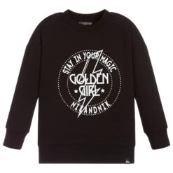 NIK&NIK Black Cotton Sweatshirt