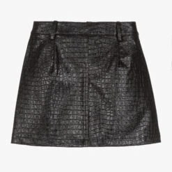 NIK&NIK Girls Black Mock Croc Skirt -Deals Whimsy Collection Store nik nik girls black mock croc skirt 421639 6adbd541c1e122fb75f106d44659b2c4284edb7d