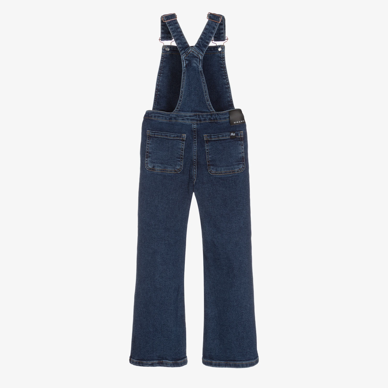 NIK&NIK Girls Blue Denim Dungarees 2 NIK&NIK Girls Blue Denim Dungarees - Image 2