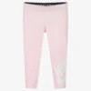 Nike Girls Pink Logo Leggings