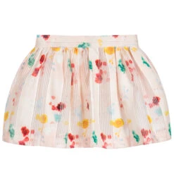 No Added Sugar Girls Pink Floral Skirt